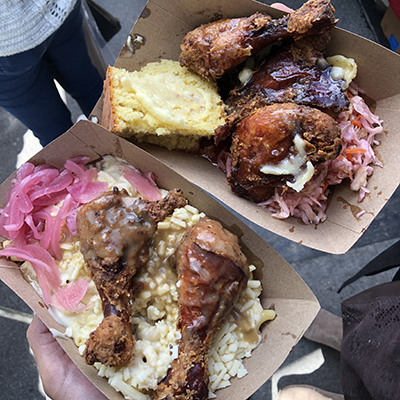 Fried Chicken and Mac 'n' Cheese