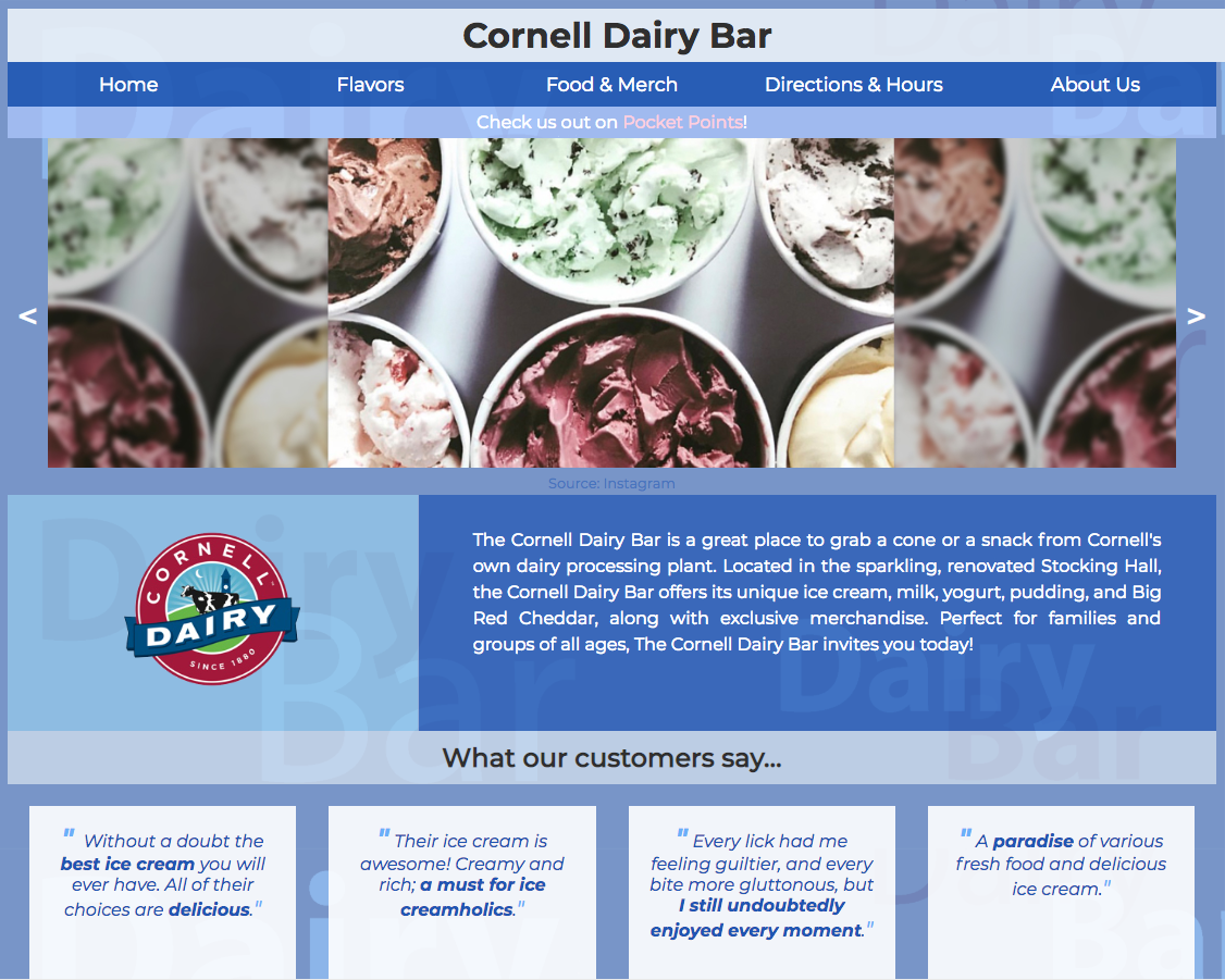 Cornell Dairy Bar site